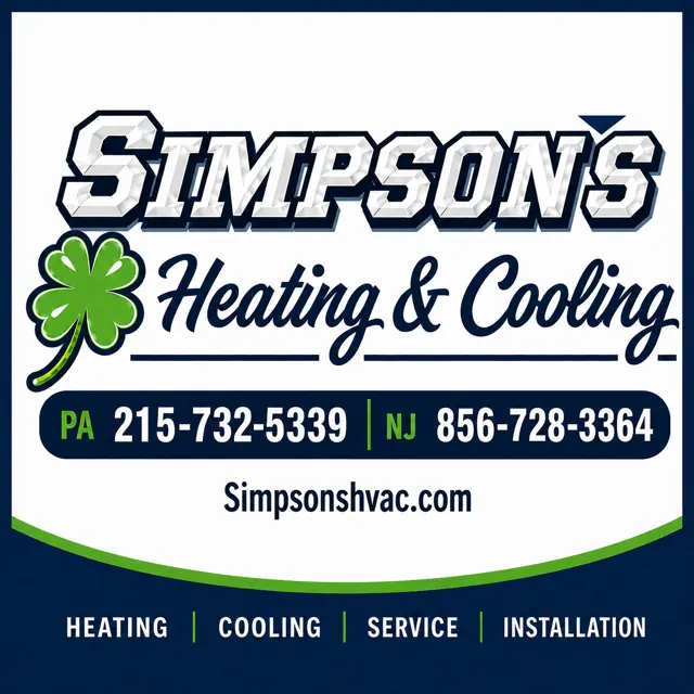 Simpsons Heating and Cooling Service Areas